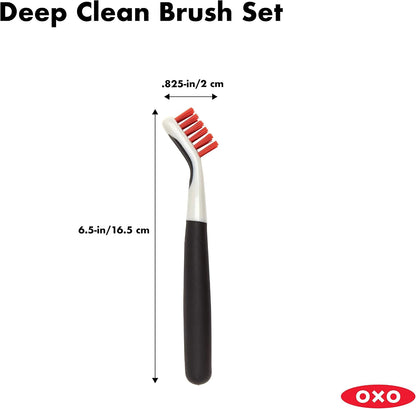 OXO_Good_Grips_Deep_Clean_Brush_Set,_Orange,_Blue