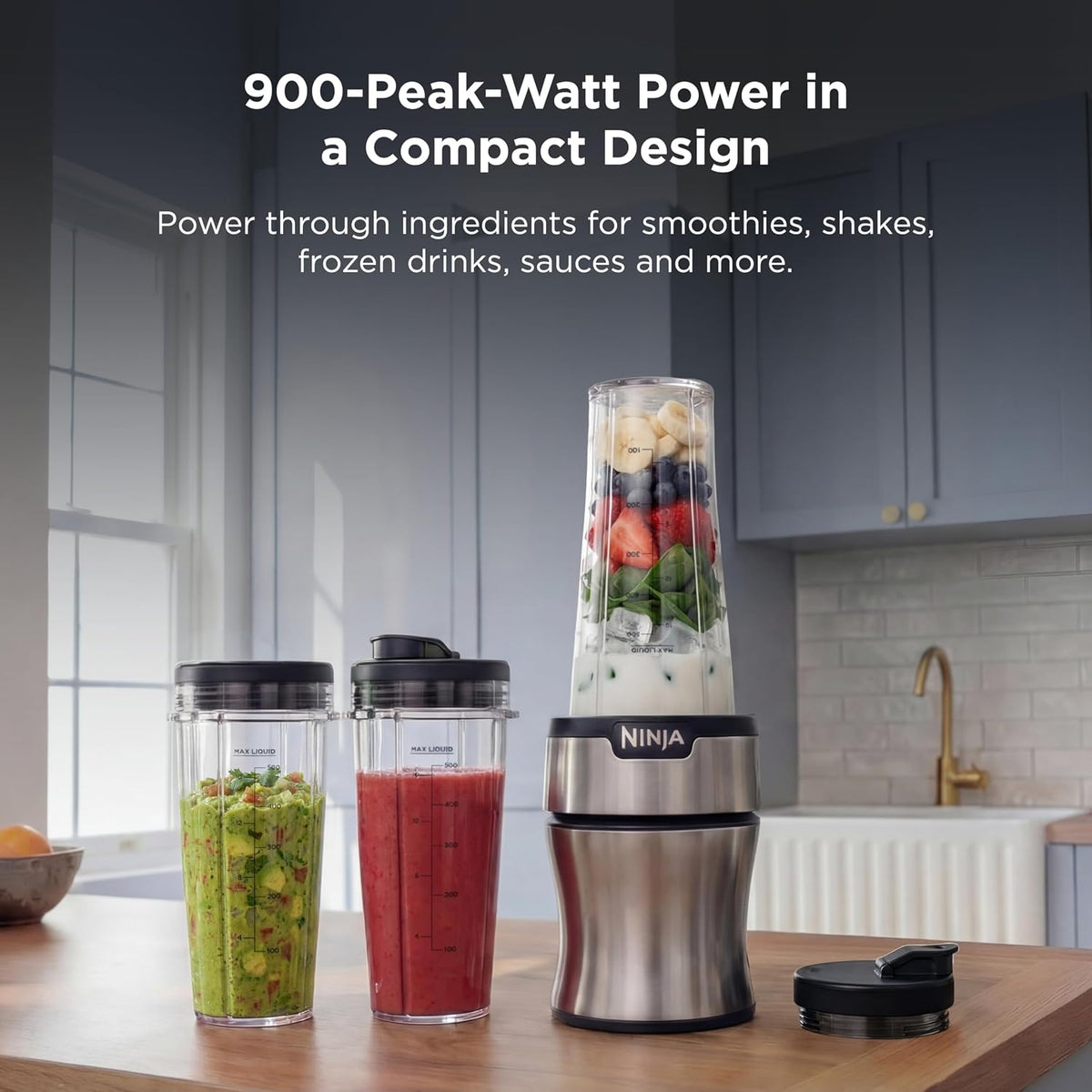 Ninja_Nutri-Plus_Personal_Blender,_900PW,_(3)_20oz_Cups,_Silver,_BN301