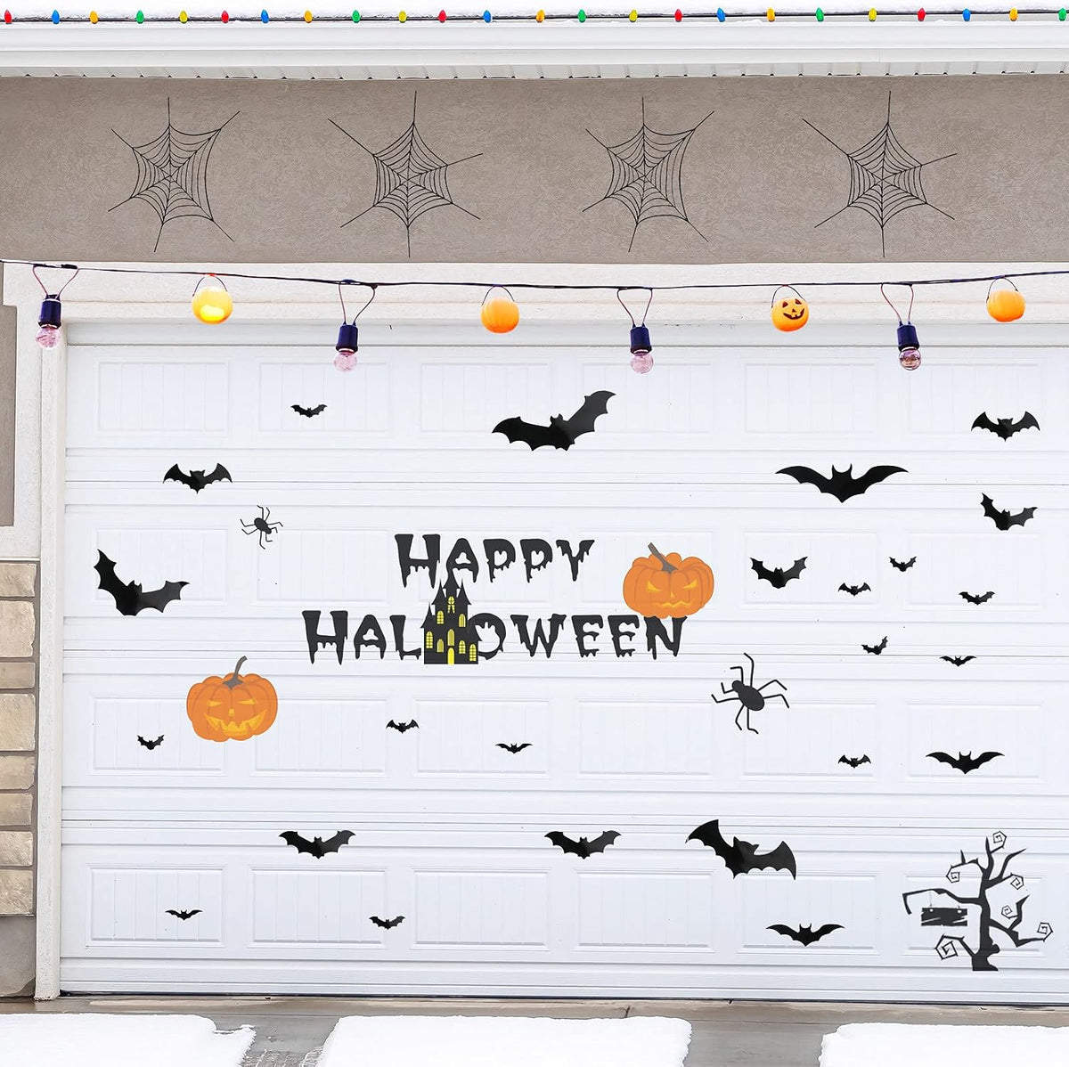 Flutesan_28_Pieces_Halloween_Bats_Car_Magnet_4_Sizes,_Black