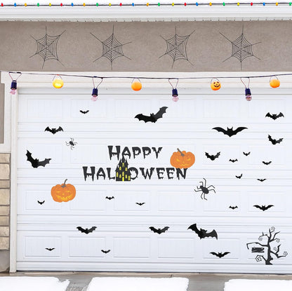 Flutesan_28_Pieces_Halloween_Bats_Car_Magnet_4_Sizes,_Black