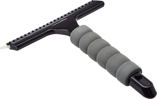 Amazon_Basics_All-Purpose_Window_Squeegee_with_Handle_for_Car_Windshield,_Shower,_Glass,_Mirror_Cleaning,_Silicone_Rubber_Blade,_Streak-Free_Results,_Lightweight,_Black,_8-inch