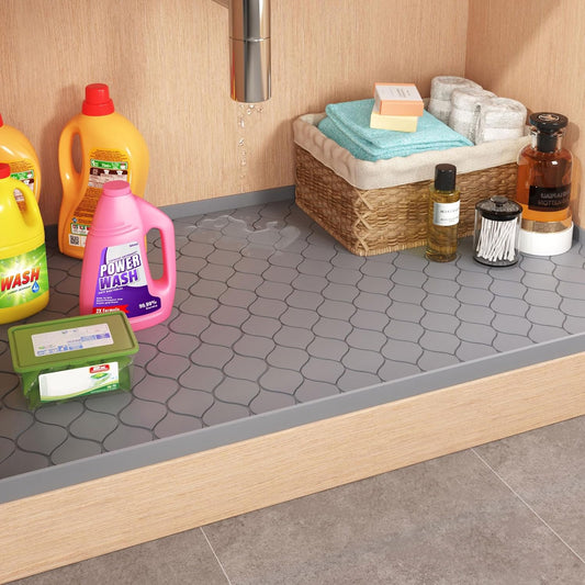 Winisok_Waterproof_Under_Sink_Mat_34"_x_22",_Silicone_Mat,_Dark_Gray