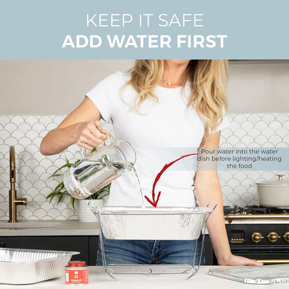 Alpha_Living_6_Pack_-_Disposable_Chafing_Dish_Buffet_Set,_Half_Size_Pans,_Welded_Body_Food_Warmers_for_Parties,_Fuel_Cans_Complete_Set,_Warming_Trays