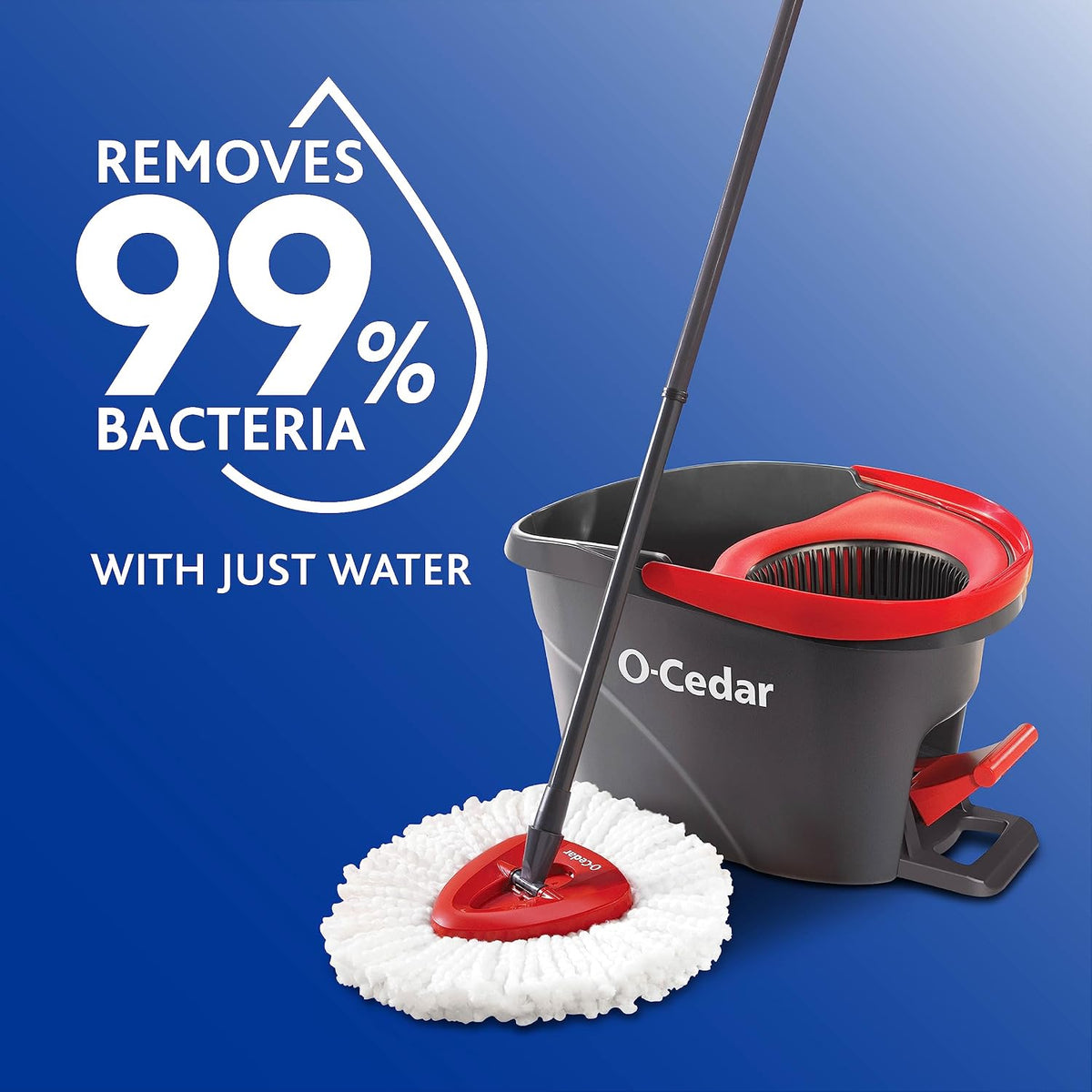 O-Cedar_EasyWring_Microfiber_Spin_Mop_&_Bucket_Floor_Cleaning_System_+_2_Extra_Refills,_Red/Gray