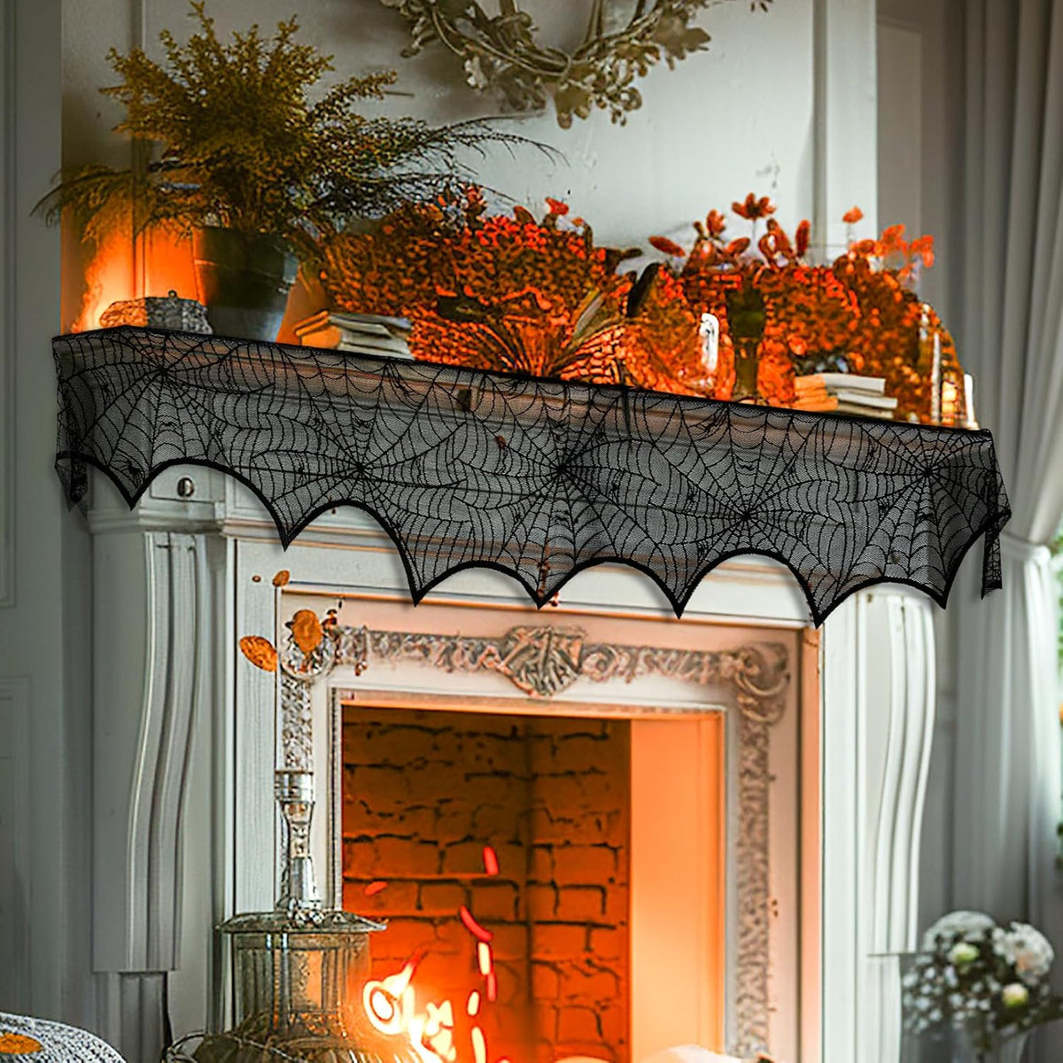 Halloween_Mantle_Scarf_Fireplace_Cover_18_x_96_inch_Black_Lace_Cobweb_Fireplace_Mantle_Scarf_Cover_for_Halloween_Decorations_Festive_Party_Supplies_Decor