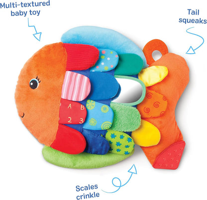 Melissa_&_Doug_K’s_Kids,_Flip_Fish_Stuffed_Animal,_Soft_Baby_Book,_Multi-Textured_Squeaking_&_Crinkling_Infant_Sensory_Toys_for_Babies_with_Baby_Mirror,_Tummy_Time_Toys_for_Infants_Ages_0–9_Months
