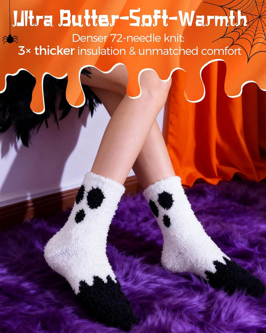 AIVEI_Womens_Buttery_Soft_Fuzzy_Socks_Halloween_Gifts_Boo_Basket_Stuffers