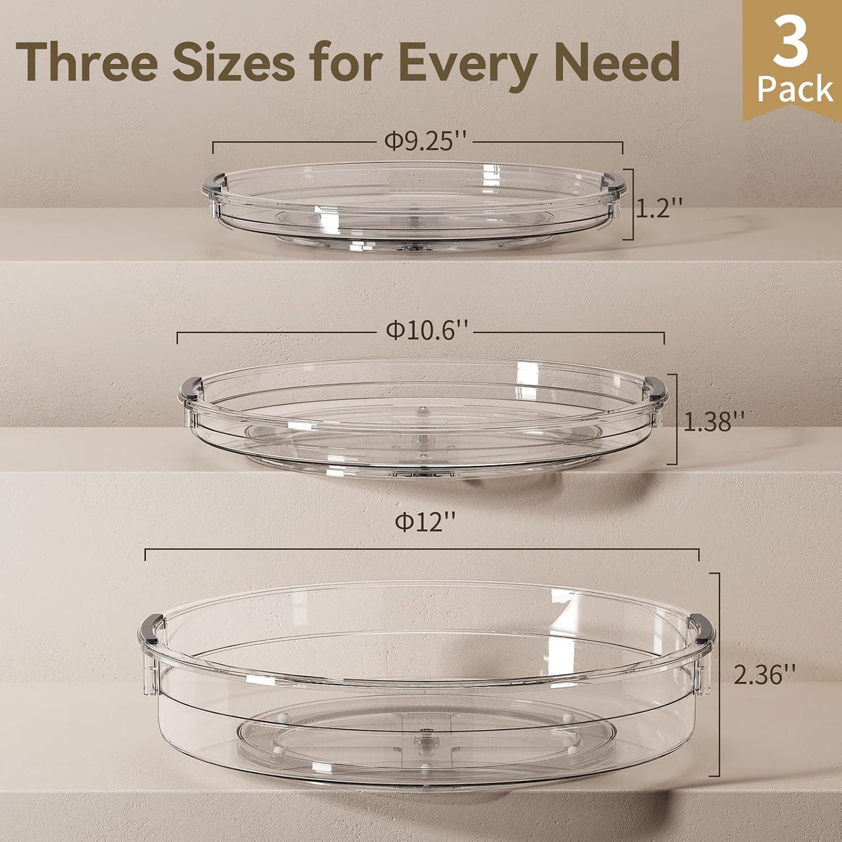 LAMU_3_Pack_Lazy_Susan_Organizer_Turntable_for_Cabinet,_9.25''_10.6''_12''