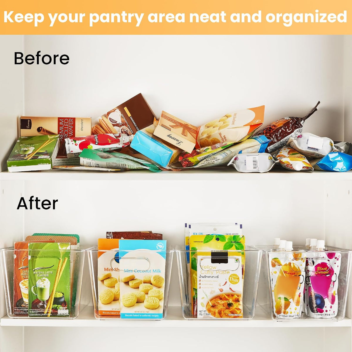 YIHONG_6_Pack_Clear_Storage_Bins,_Pantry_Organizer_Bins_with_Handle,_Large