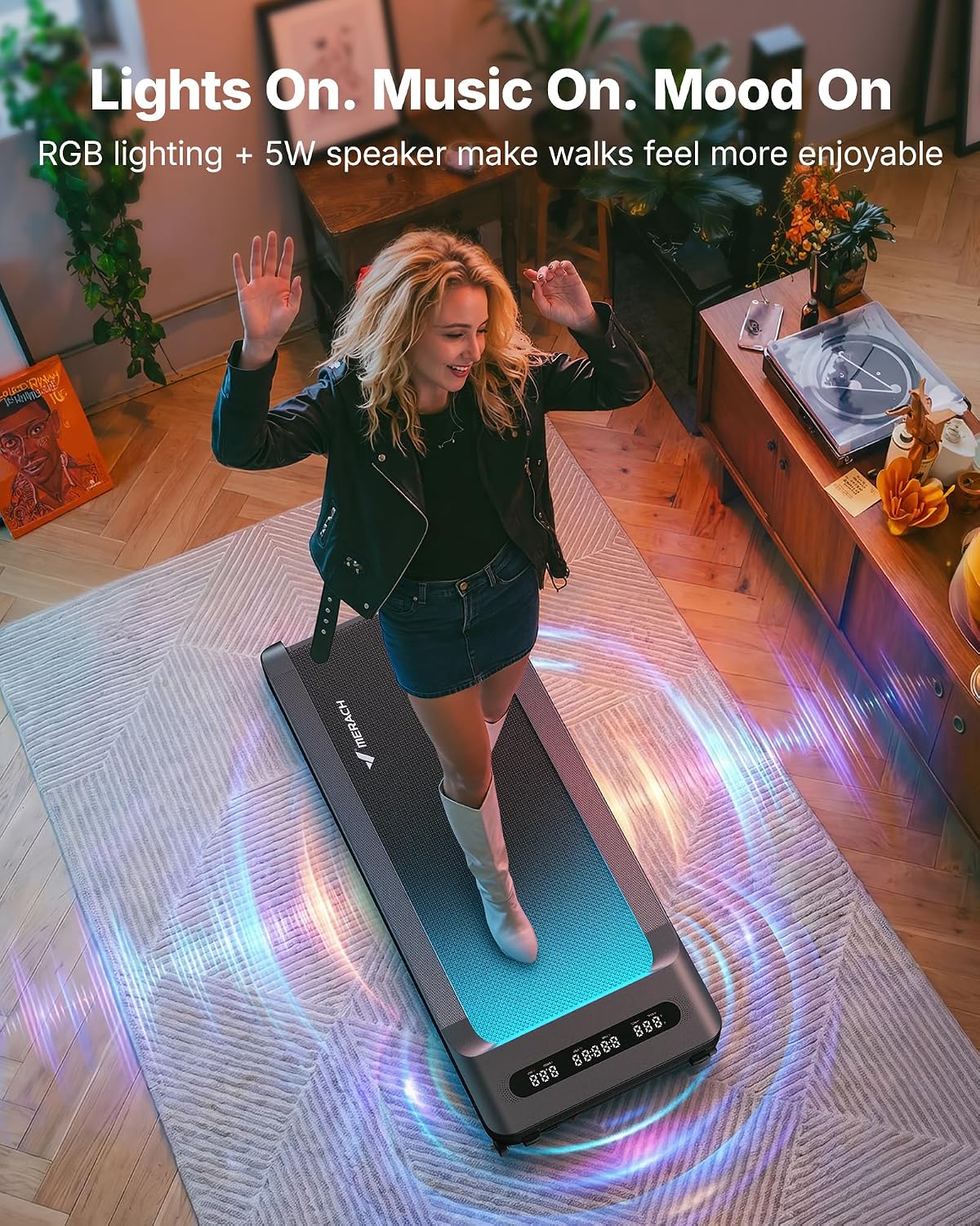 MERACH_UltraWalk_W60_Walking_Pad_Treadmill_with_12%_Auto_Incline,_Under_Desk_Walking_Pad_400lb_Capacity,_Max_3.5HP_Heavy_Duty_Walking_Pad_with_Incline_for_Tall_People_with_BT_Speaker,_RGB_Light_&_APP