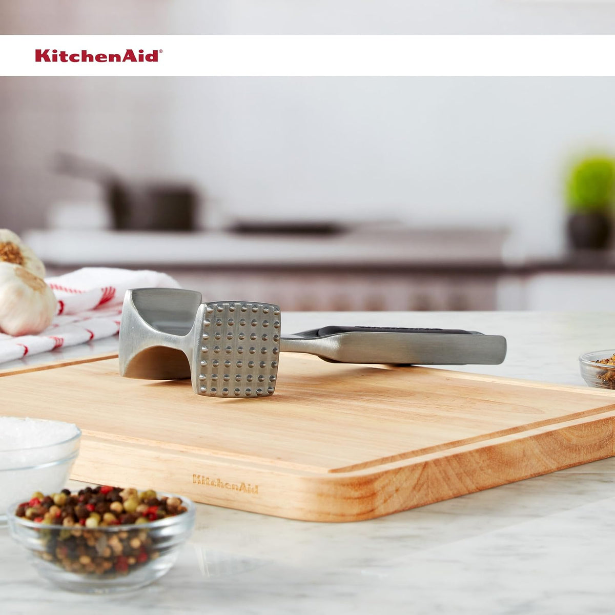 KitchenAid_Gourmet_Multi_Sided_Meat_Tenderizer_for_Pounding_Meats,_Nuts,_Shellfish,_ect,_Hang_Hole_for_Easy_Storage,_Hand_Wash,_One_Size,_Black
