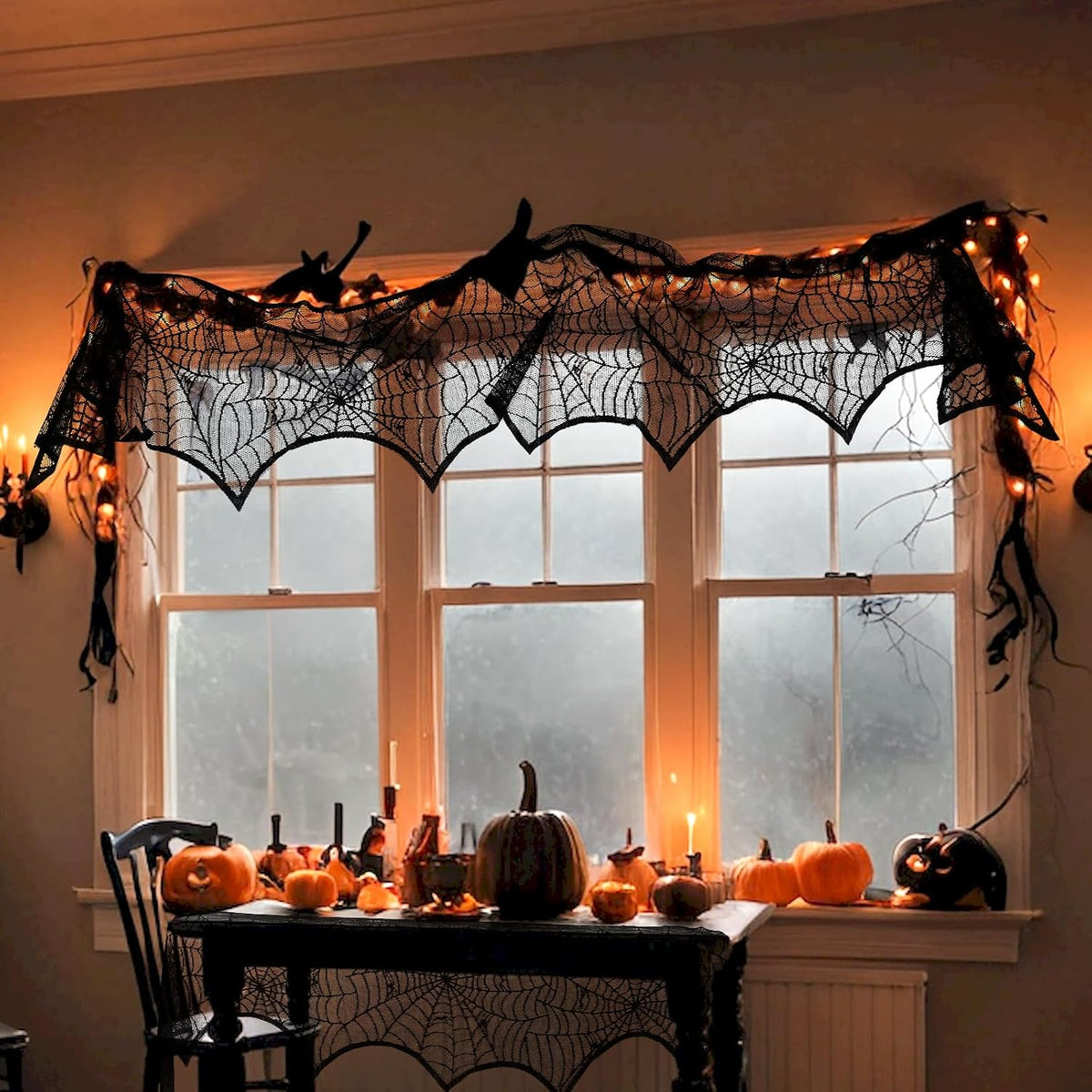 Halloween_Mantle_Scarf_Fireplace_Cover_18_x_96_inch_Black_Lace_Cobweb_Fireplace_Mantle_Scarf_Cover_for_Halloween_Decorations_Festive_Party_Supplies_Decor