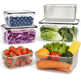 Large Fruit storage Containers for Fridge, Food Storage Containers