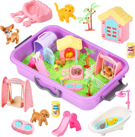 Carolart_Pet_Sensory_Bin,_Dog_&_Cat_Sand_Box_Play_Sand_Kit,_Sensory_Toys
