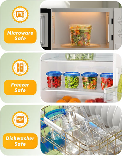 BiuLeon_6_Pack-24_oz_Freezer_Storage_Containers,_Plastic_Food_Storage_Containers_with_Twist_Top_Lids,_BPA_Free_and_Reusable_Soup_Containers_with_Lids,_Leakproof/Microwave/Dishwasher_Safe