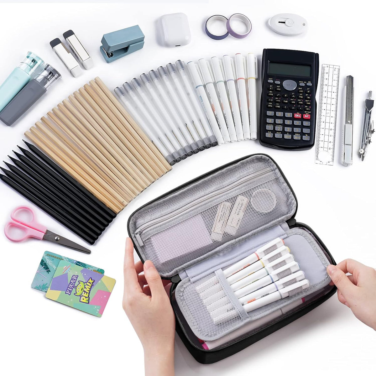 WEMATE_Pencil_Case,_Large_Storage_Organizer,_Makeup_Bag,_Teacher_Must_-_have,_Big_Pencil_Pouch,_Marker_Case_for_College