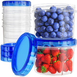 HOMETALL Freezer Storage Containers, Airtight Plastic