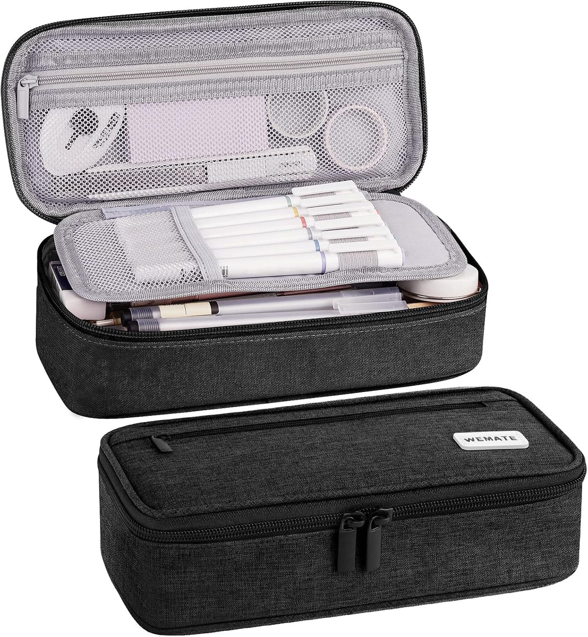 WEMATE_Pencil_Case,_Large_Storage_Organizer,_Makeup_Bag,_Teacher_Must_-_have,_Big_Pencil_Pouch,_Marker_Case_for_College