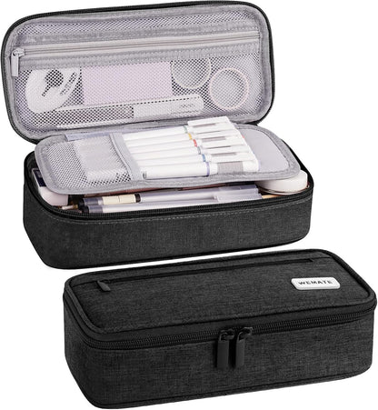 WEMATE_Pencil_Case,_Large_Storage_Organizer,_Makeup_Bag,_Teacher_Must_-_have,_Big_Pencil_Pouch,_Marker_Case_for_College