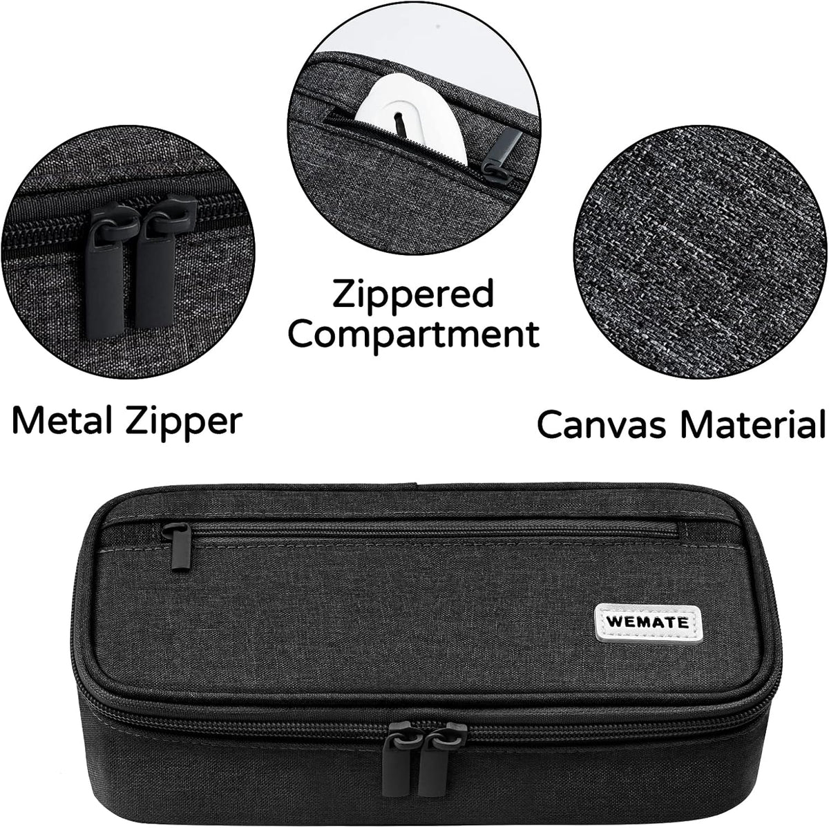 WEMATE_Pencil_Case,_Large_Storage_Organizer,_Makeup_Bag,_Teacher_Must_-_have,_Big_Pencil_Pouch,_Marker_Case_for_College
