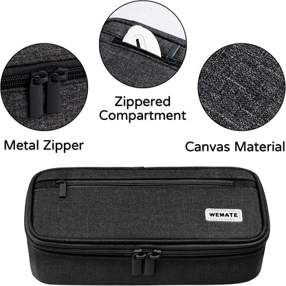 WEMATE_Pencil_Case,_Large_Storage_Organizer,_Makeup_Bag,_Teacher_Must_-_have,_Big_Pencil_Pouch,_Marker_Case_for_College
