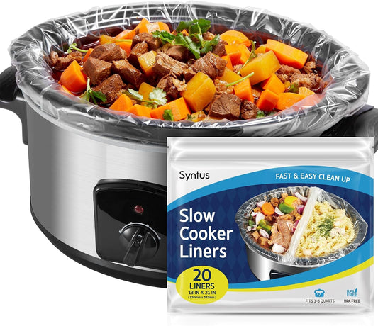 Syntus_Slow_Cooker_Liner,_20_Pcs_13"x_21"_Large_Size_Fit_3-8_QT_Pots