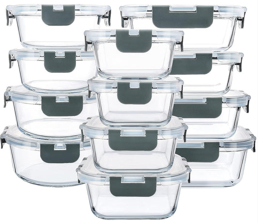 M_MCIRCO_24_Piece_Glass_Food_Storage_Containers_with_Lids,Gray
