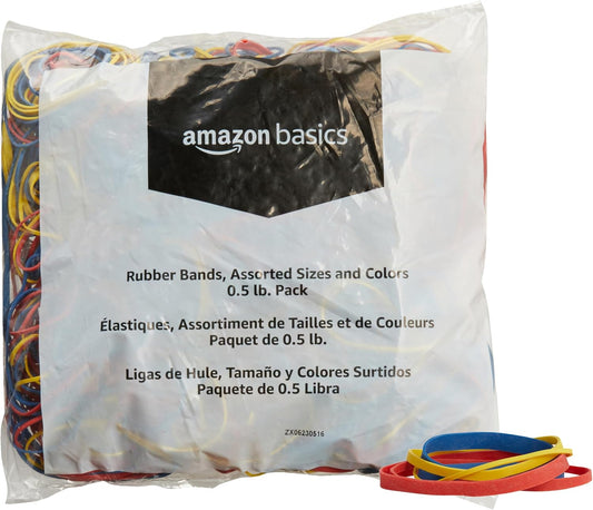 Amazon_Basics_Assorted_Size_and_Color_Rubber_Bands,_Strong_Elastic_Stretch_Office_Supplies,_0.5_lb._Variety_Assortment