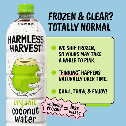 Harmless_Harvest_Organic_Coconut_Water,_No_Added_Sugar,_10_oz_(12_Pack)