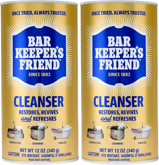 Bar_Keepers_Friend_Powder_Cleanser,_12_oz_x_2,_Multipurpose_Cleaner,_Degreaser_&_Remover_for_Burnt_Stainless_Steel_Pots_and_Pans,_Rust_Stains,_Hard_Water_Deposits_&_Soap_Scum