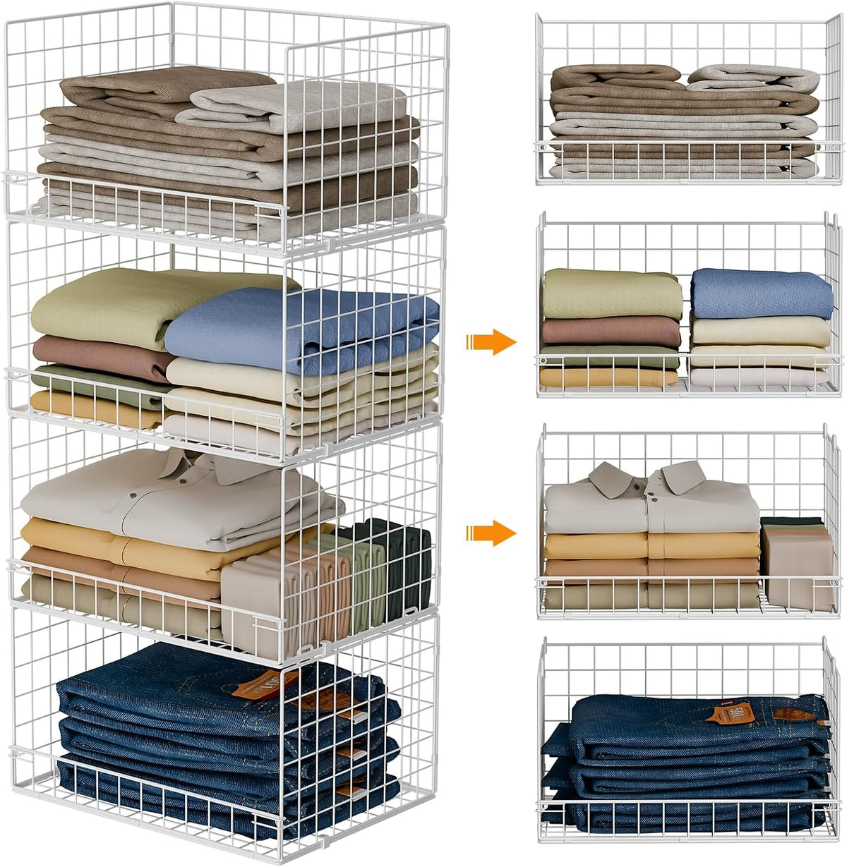 Yociyoga_4-Tier_Stackable_Closet_Organizers_and_Storage_Basket,_Foldable_Closet_Shelf_Organizer_System,_Space-Saving_Clothes_Storage_Drawer_Organizer_for_Wardrobe,_White_(Patent_30022416)