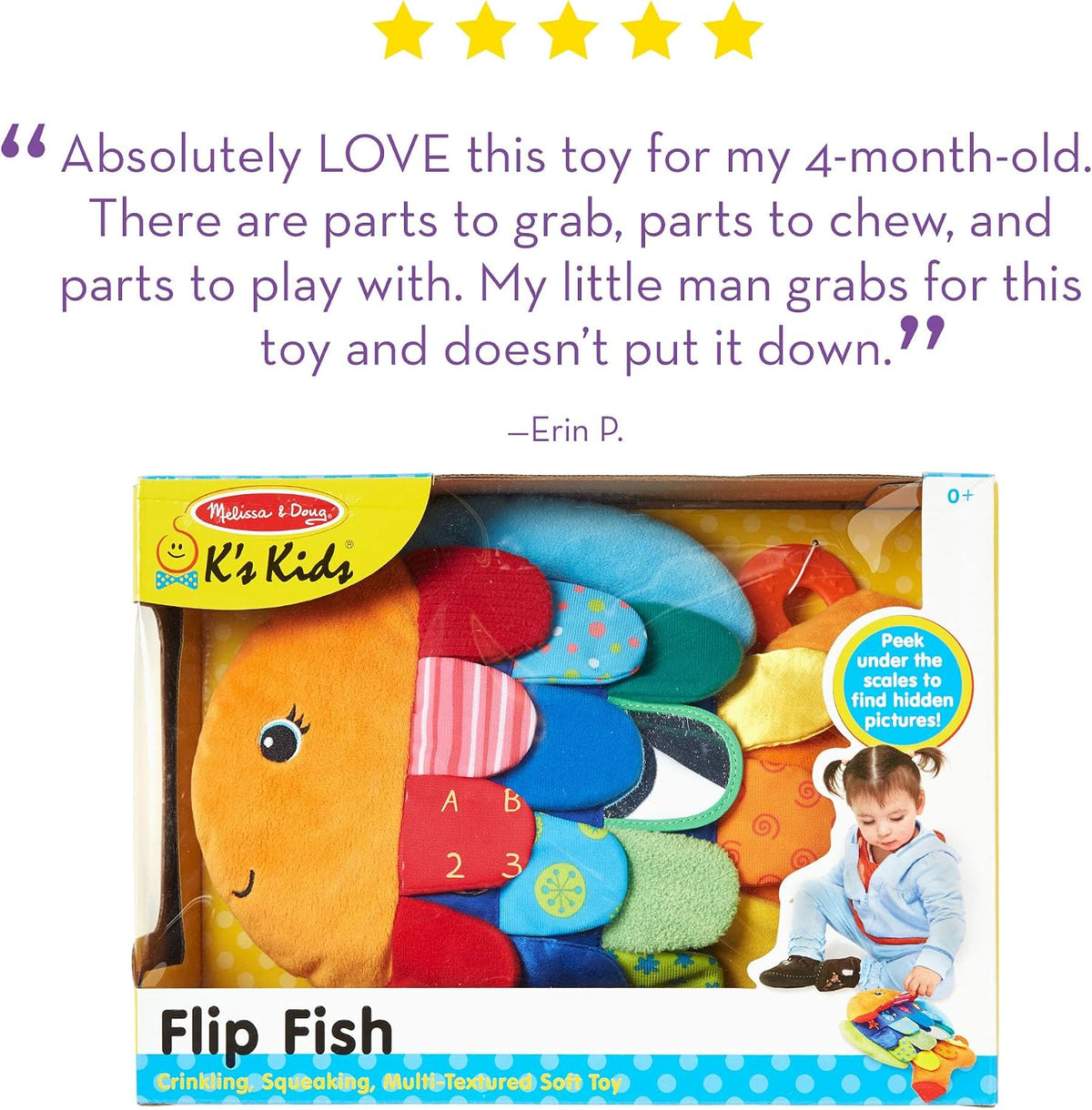 Melissa_&_Doug_K’s_Kids,_Flip_Fish_Stuffed_Animal,_Soft_Baby_Book,_Multi-Textured_Squeaking_&_Crinkling_Infant_Sensory_Toys_for_Babies_with_Baby_Mirror,_Tummy_Time_Toys_for_Infants_Ages_0–9_Months
