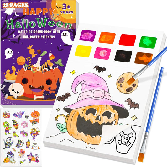 Yeolepor_Halloween_Crafts_for_Kids_Toddlers_Paint_with_Water_Book_&_Sticker