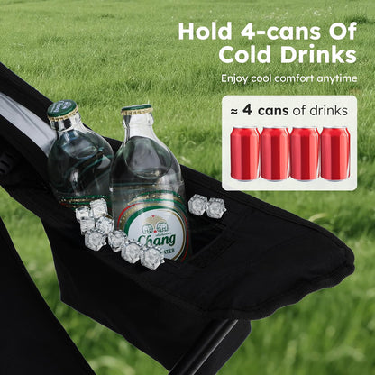 ALPHA_CAMP_2-Pack_Folding_Camping_Chair_with_Cooler_Bag_&_Lumbar_Support