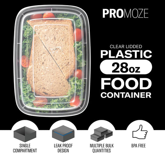 50-Pack_Reusable_Meal_Prep_Containers_Microwave_Safe_Food_Storage_Containers_with_Lids,_28_oz_-_1_Compartment_Take_Out_Disposable_Plastic_Bento_Lunch_Box_To_Go,_BPA_Free_-_Dishwasher_&_Freezer_Safe