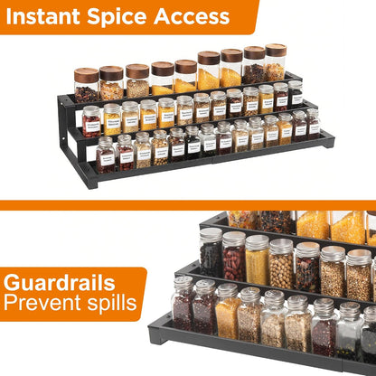 3-Tier_Spice_Rack_Organizer_for_Kitchen_Cabinet_or_Pantry,_16"-29"_Expandable_Spice_Organization_Shelf,_Seasoning_Organizer,_Metal_Display_Shelf,_Slip-Resistant_Design_for_Jars_and_Bottles,_Black