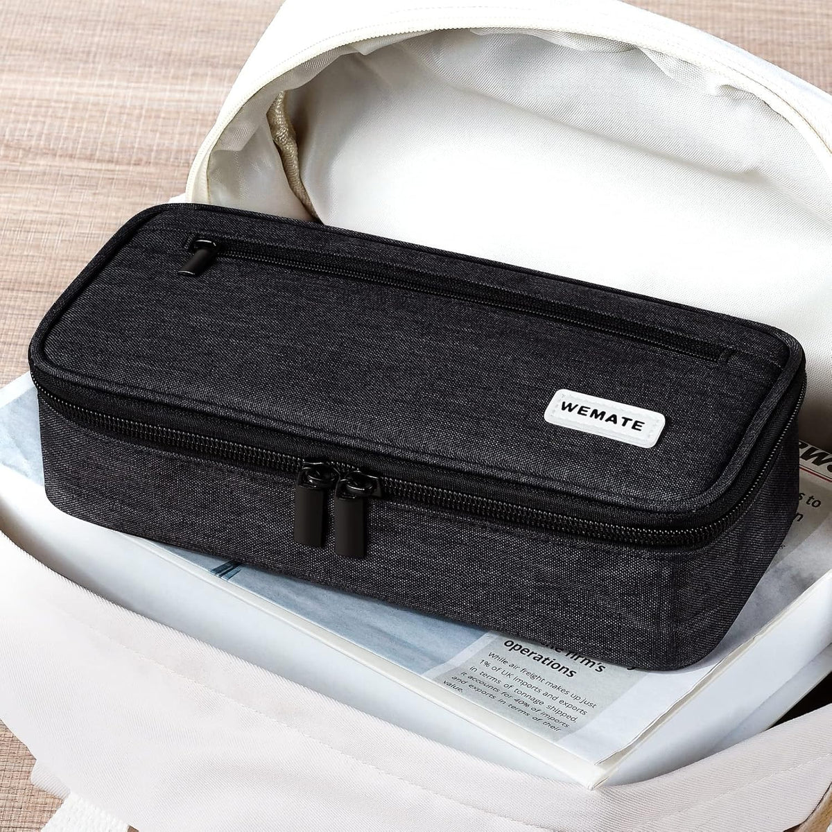 WEMATE_Pencil_Case,_Large_Storage_Organizer,_Makeup_Bag,_Teacher_Must_-_have,_Big_Pencil_Pouch,_Marker_Case_for_College