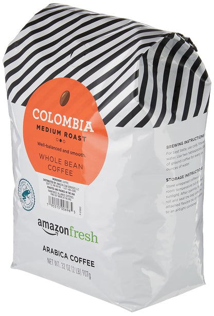 Amazon_Fresh,_Colombia_Whole_Bean_Coffee_Medium_Roast,_32_Oz