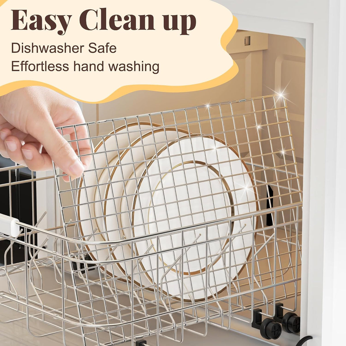 2_PCS_Grid_Wire_Baking_Cooling_Racks,_10"_x_15",_Silver
