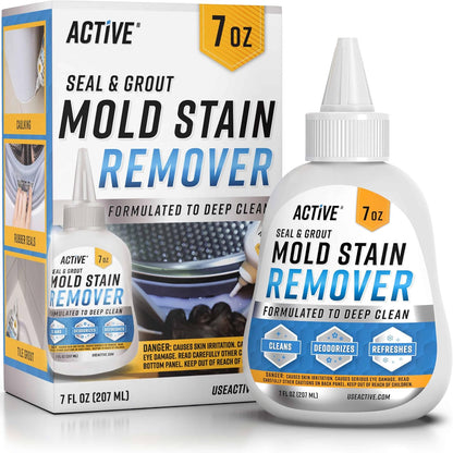 ACTIVE_Mold_Stain_Remover_Gel_Cleaner_Heavy_Duty_Stain_Cleaner_for_Front_Loader_Washing_Machine_Seal,_Bathroom_Grout,_Shower,_Caulk_-_Front_Load_Washer_Cleaning_Solution_-_7_Fl_Oz