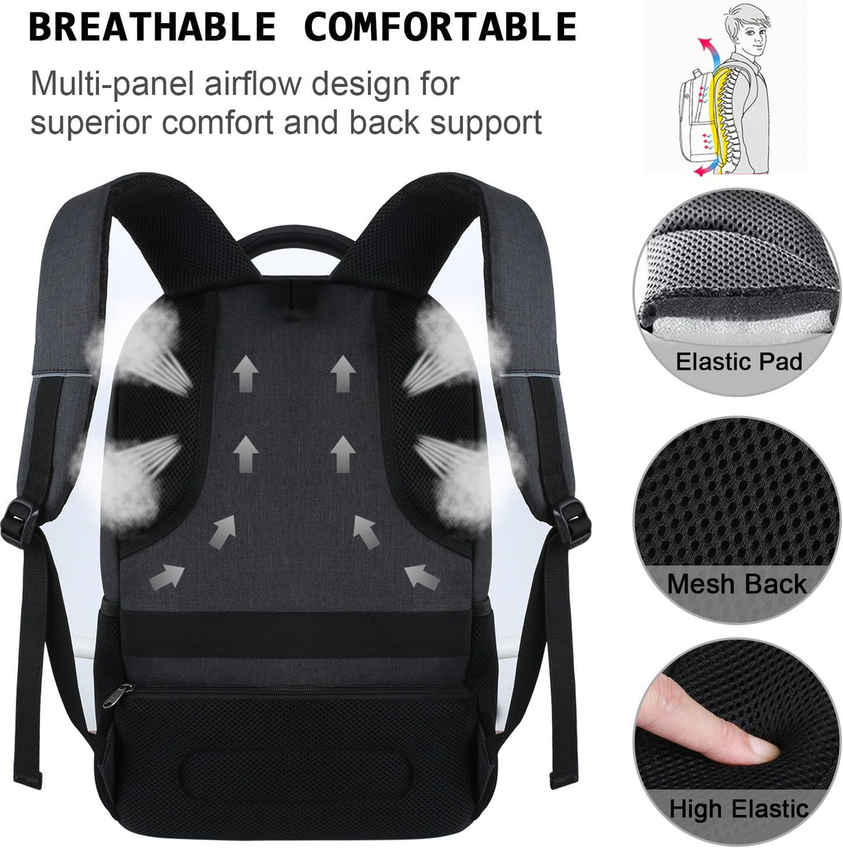 Volher_Laptop_Backpack,Business_Travel_Anti_Theft_Slim_College_Backpack