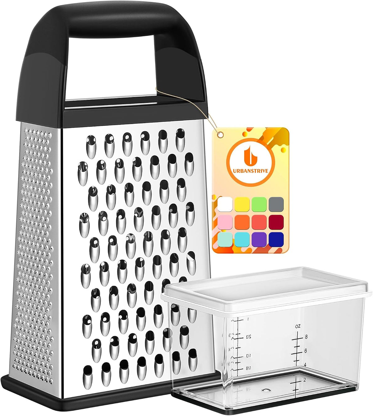 Cheese_Grater_With_Container_Box_Grater_Stainless_Steel_Kitchen_Black