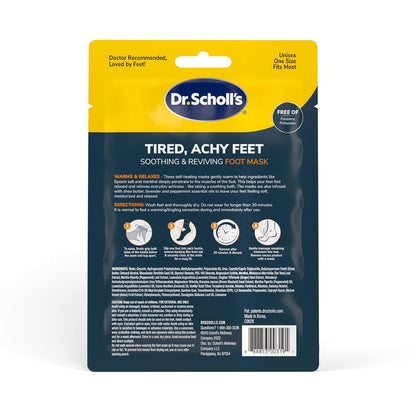 Dr._Scholl's®_Tired,_Achy_Feet_Soothing_&_Reviving_Foot_Mask,_3_Pair,_Warming_Booties