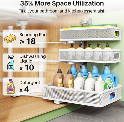 Kitstorack_Under_Sink_Organizer,_2-Pack_3-Tier_Height_Adjustable_Thickened_Metal_Pull_out_Cabinet_Organizer_Shelf,_Slide_out_Storage_Drawer_Rack_for_Bathroom_Kitchen_Pantry_Home_Laundry_Organization