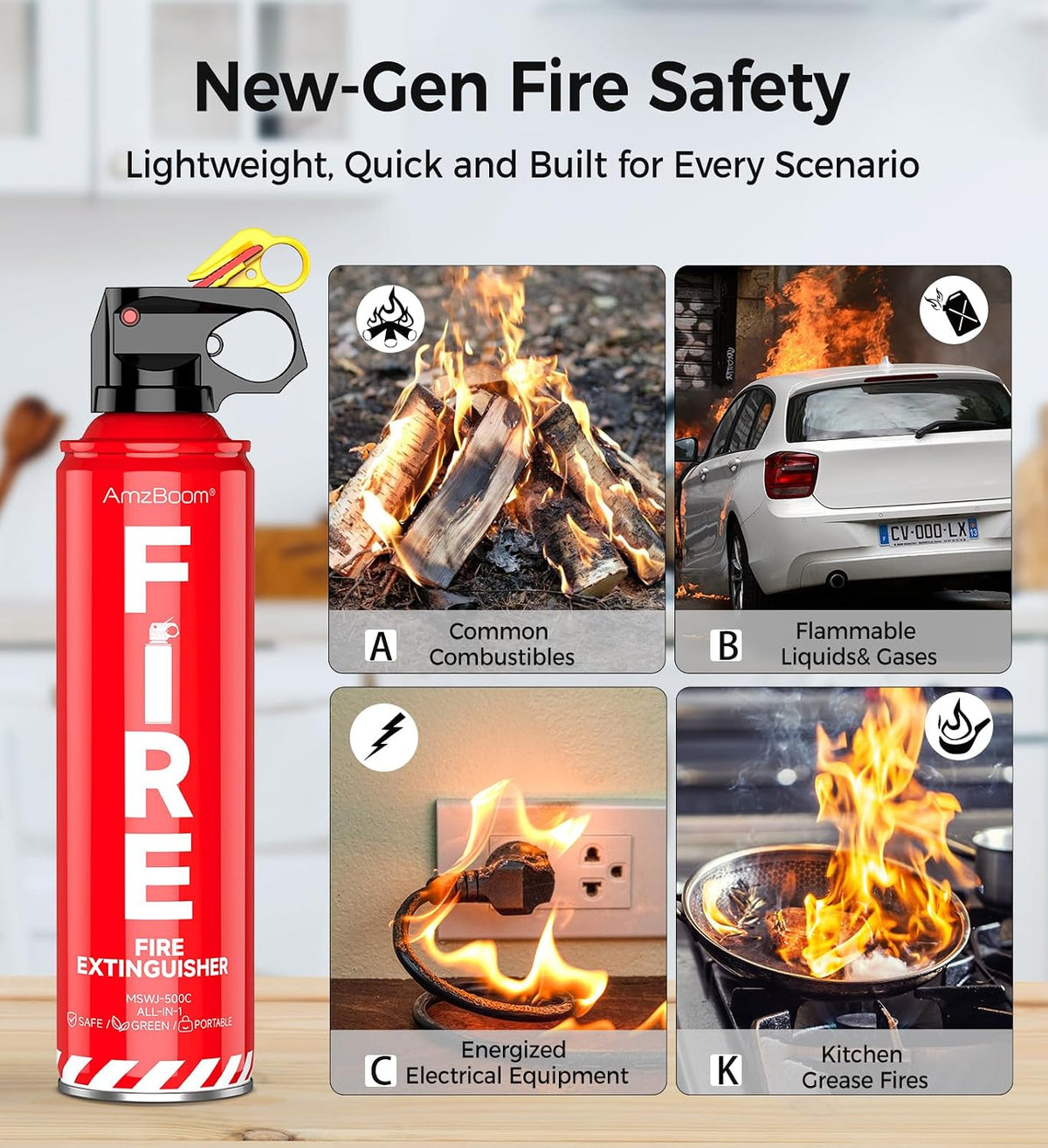 AmzBoom_2-Pack_Fire_Extinguisher_for_Home,_Kitchen,_Car,_and_Grill_with_Mounting_Bracket–_Extinguishing_Spray,_Compact_A,_B,_C,_K_–_Eco-Friendly,_Prevents_Reignition.