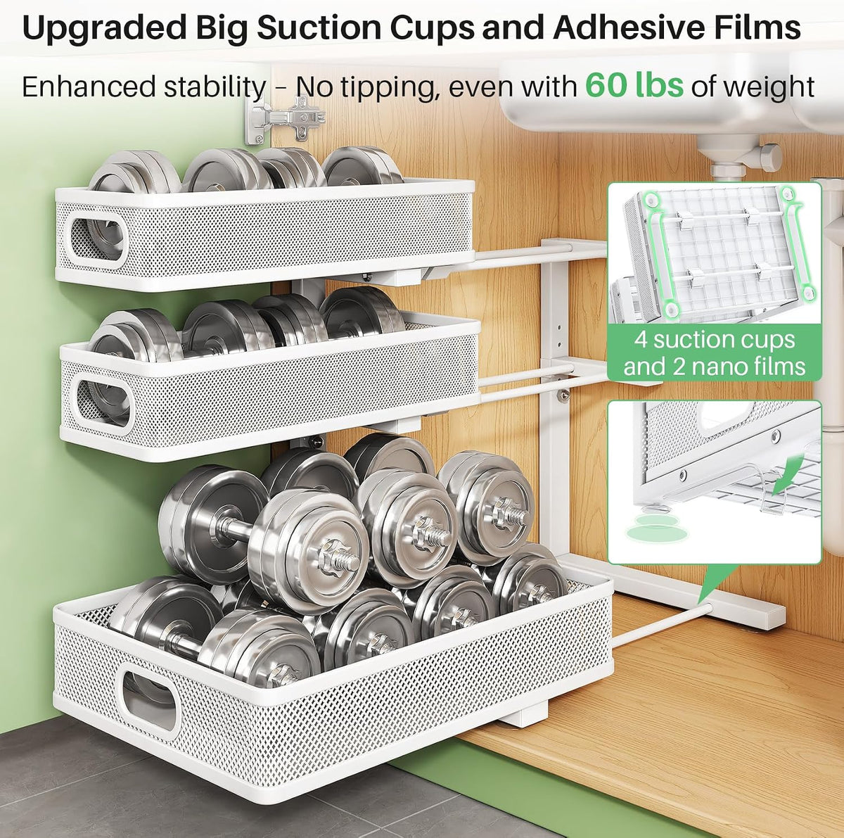 Kitstorack_Under_Sink_Organizer,_2-Pack_3-Tier_Height_Adjustable_Thickened_Metal_Pull_out_Cabinet_Organizer_Shelf,_Slide_out_Storage_Drawer_Rack_for_Bathroom_Kitchen_Pantry_Home_Laundry_Organization