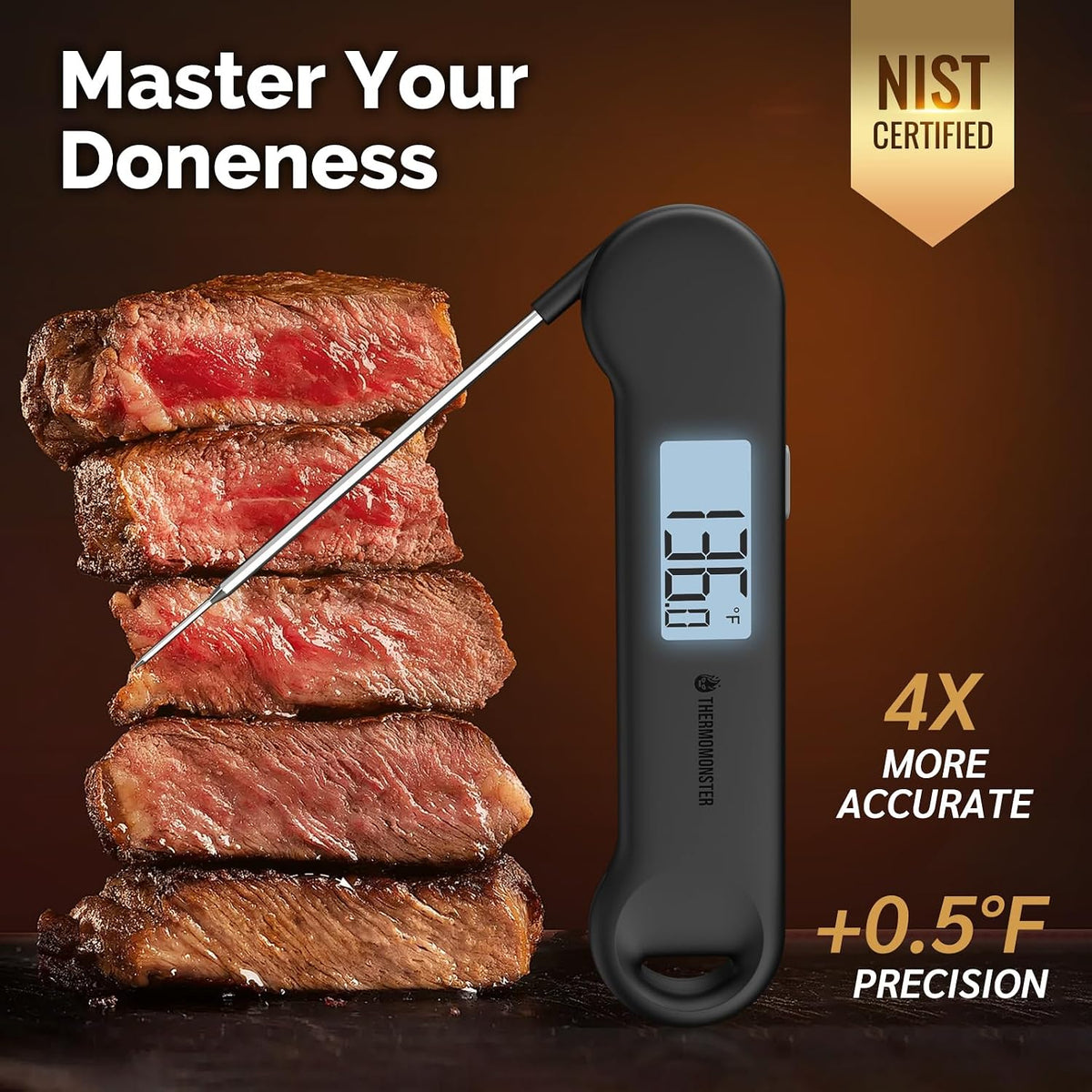 0.5_Sec_Instant_Read_Grill_Meat_Thermometer_Digital_Food_Cooking_BBQ,_Black