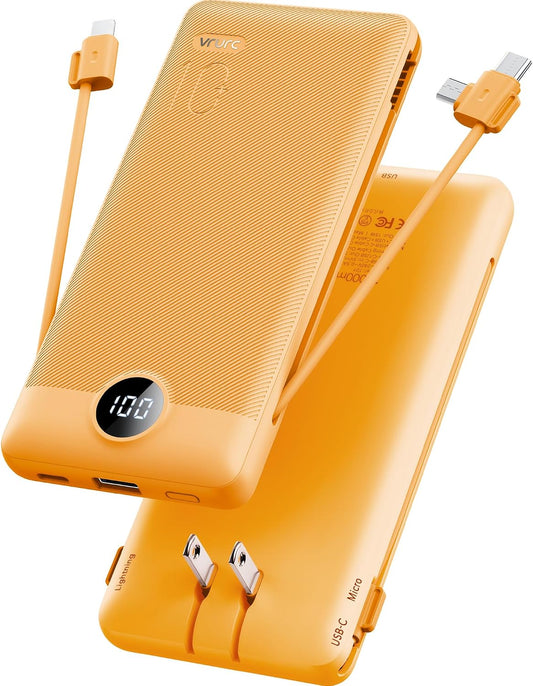 VRURC_Portable_Charger,_Power_Bank_Built-in_Cables_and_AC_Wall_Plug