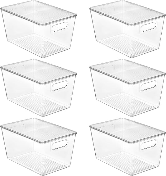 Vtopmart_6_Pack_Clear_Stackable_Storage_Bins_with_Lids_and_Handles,_Large_|_BPA-free_Plastic,_Organize_Vertically,_For_Pantry_Kitchen_Fridge_Cabinet_Closet_Bathroom,_Built_to_Last,_Easy_to_Move