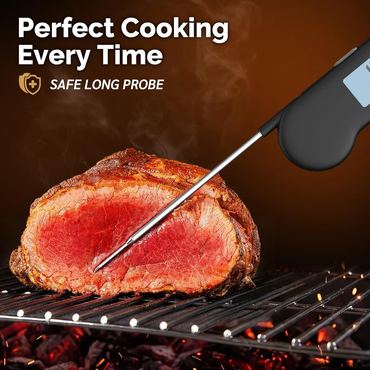 0.5_Sec_Instant_Read_Grill_Meat_Thermometer_Digital_Food_Cooking_BBQ,_Black
